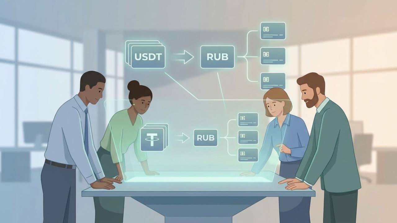 Финтех-решение для выплат в рублях через USDT