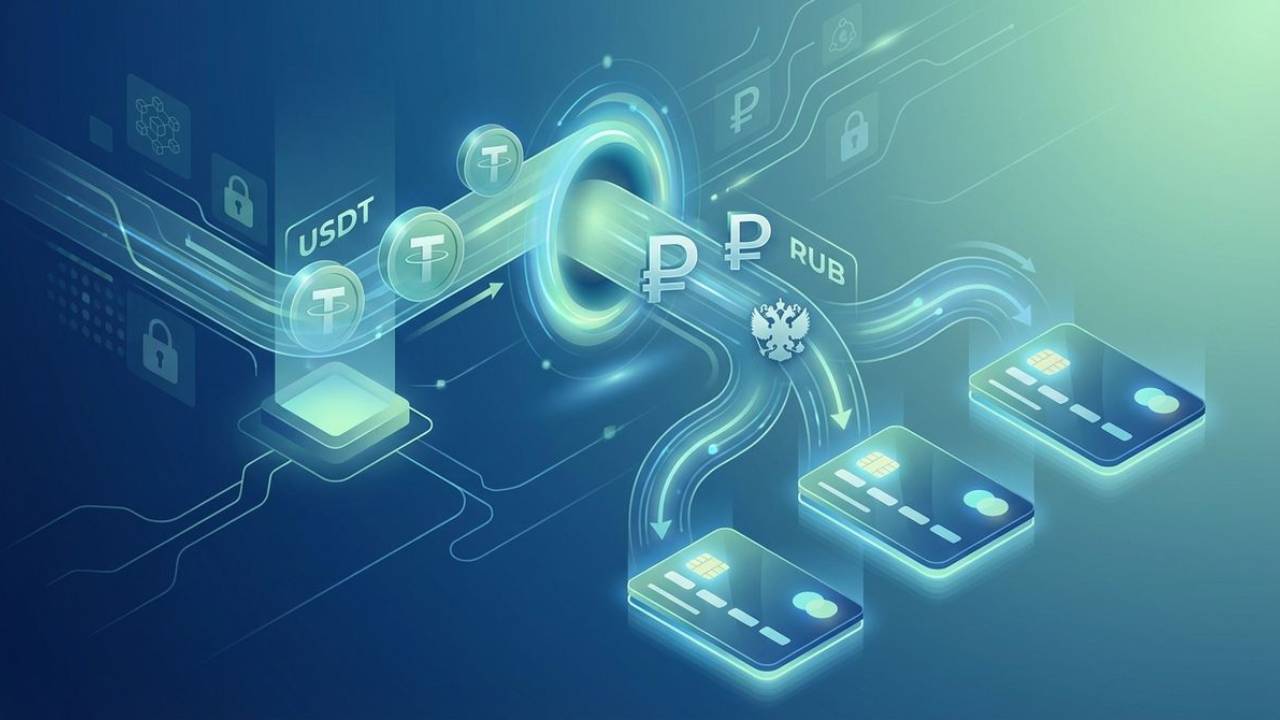 Выплаты сотрудникам и подрядчикам в рублях через USDT на банковские карты