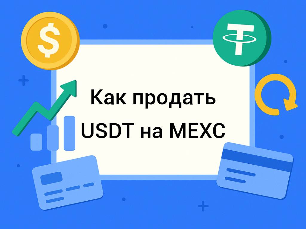 Как продать USDT на MEXC, HTX, Bitget, BingX и других биржах