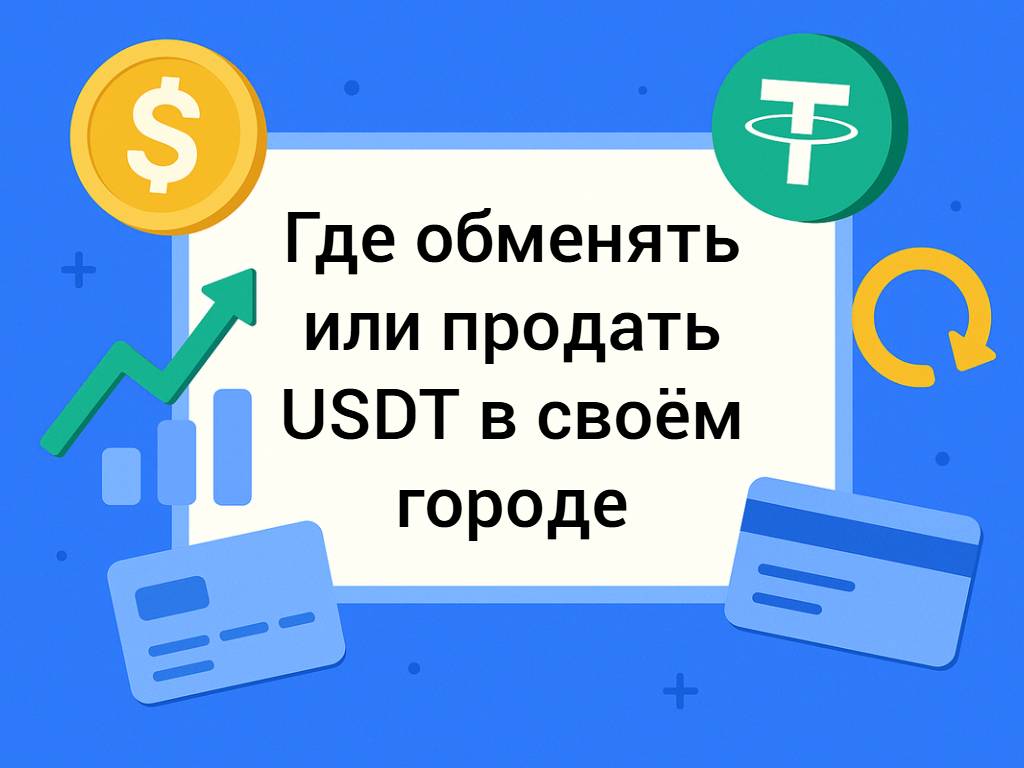 Обмен и продажа USDT в Москве, Санкт-Петербурге и регионах